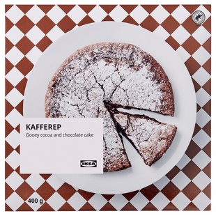 IKEA Влажный какао-шоколадный торт, замороженный, сертифицирован Rainforest Alliance. KAFFEREP, 705.887.04 70588704 фото