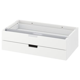 IKEA Модульный комод/2 ящика, белый NORDLI, 704.716.19 70471619 фото