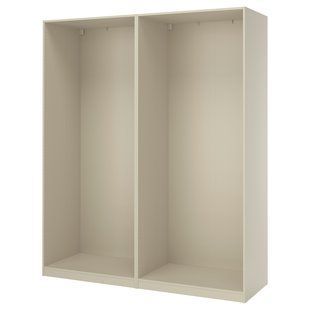 IKEA 2 каркаса гардероба, серо-бежевый PAX, 594.948.20 59494820 фото