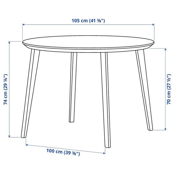 IKEA Стіл і 4 стільці, ясен/талміра білий/чорний LISABO / LISABO, 795.548.51 79554851 фото