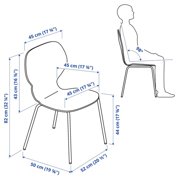 IKEA SIGTRYGG (ІKEA СИГТРЮГГ), Стілець береза/Сефаст чорний, 894.815.24 89481524 фото