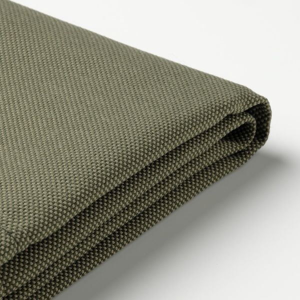 IKEA FR&Ouml;S&Ouml;N (ІKEA FR&Ouml;S&Ouml;N), Чохол на подушку спинки, зовнішній/темно-бежево-зелений, 62x44 см, 004.793.22 00479322 фото