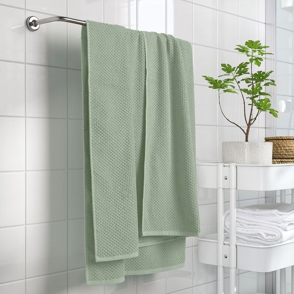 IKEA Полотенце банное, бледно-серо-зеленое GULVIAL, 305.797.30 30579730 фото
