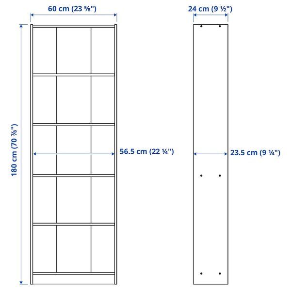 IKEA Книжкова шафа, біла GERSBY, 702.611.31 70261131 фото