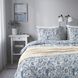 IKEA Підодіяльник і наволочка синій/білий RODGERSIA, 905.868.41 90586841 фото 3