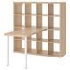IKEA Письмовий стіл, дуб білий/білий морилка KALLAX / LINNMON, 794.816.90 79481690 фото 2