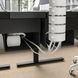 IKEA Письменный стол с регулируемой высотой, электрический, ясеневый шпон, крашенный в черный цвет/черный MITTZON, 095.282.57 09528257 фото 6