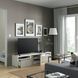 IKEA Подставка под телевизор, белый/Сельсвикен глянцевый бежевый BEST&Aring;, 093.990.76 09399076 фото 3