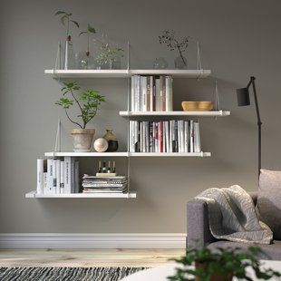 IKEA Комбинация настенных полок, белый/белый BERGSHULT / PERSHULT, 893.237.18 89323718 фото