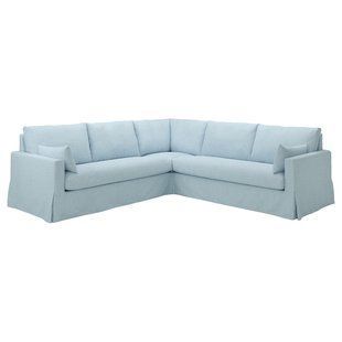 IKEA 4-місний кутовий диван Кіланда ніжно-блакитний HYLTARP, 194.895.71 19489571 фото