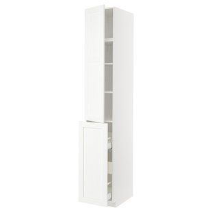 IKEA METOD / MAXIMERA (ИКЕА МЕТОДЫ/МАКСИМЕРА), H 3/1d/2h, белый Enk&ouml;ping/имитация белого дерева, 40x60x240 см, 494.735.64 49473564 фото