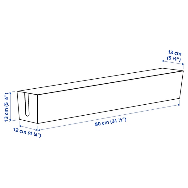 IKEA EKET (ИКЕА ЭКЕТ), Комбинация шкафа на ножках, белый/дуб мореный, светлый серо-синий эффект, 70х35х72 см, 095.493.87 30528632 фото