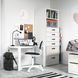 IKEA Книжный шкаф, бело-серый/с 6 ящиками SM&Aring;STAD / PLATSA, 093.880.73 09388073 фото 2