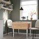 IKEA Стіл і 2 стільці, шпон білого дуба/ідекулла бежевий DANDERYD / EBBALYCKE, 895.601.06 89560106 фото 1