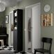 IKEA Книжный шкаф с панельными/стеклянными дверцами, имитация черного цвета. дуб BILLY / OXBERG, 394.833.37 39483337 фото 3