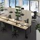IKEA Стол для переговоров, береза/черный шпон MITTZON, 595.333.84 59533384 фото 6