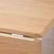 IKEA Стіл і 2 стільці, шпон білого дуба/ідекулла бежевий DANDERYD / EBBALYCKE, 895.601.06 89560106 фото 3