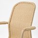 IKEA Вращающееся кресло с подлокотниками, бежевый/белый STIGBYGEL, 505.564.31 50556431 фото 3