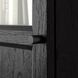 IKEA Книжный шкаф с панельными/стеклянными дверцами, имитация черного цвета. дуб BILLY / OXBERG, 394.833.37 39483337 фото 4