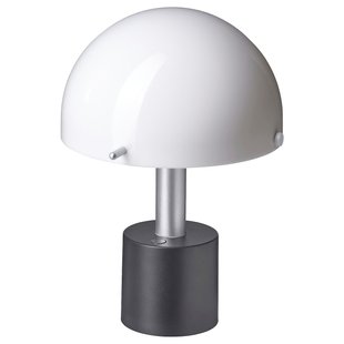 IKEA LED лампа на батарейках, білий/чорний NÖDMAST, 605.825.71 60582571 фото