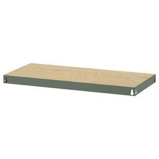 IKEA Полка, серо-зеленый/сосновая фанера BROR, 605.479.07 60547907 фото