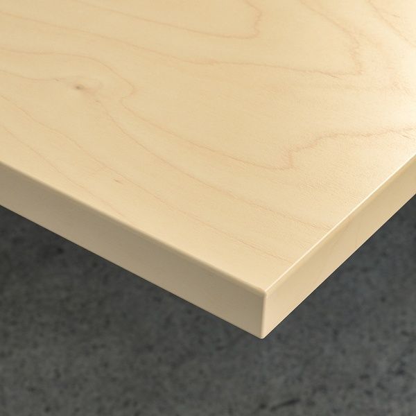 IKEA Конференц-стіл, береза/чорний шпон MITTZON, 295.330.31 29533031 фото