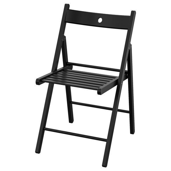 IKEA Стілець розкладний, чорний FR&Ouml;SVI, 105.343.18 10534318 фото