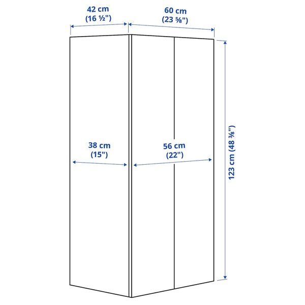 IKEA Шафа, білий/бузковий SM&Aring;STAD / PLATSA, 595.489.55 59548955 фото