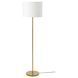 IKEA Торшер, білий/латунь RINGSTA / SKAFTET, 593.859.58 59385958 фото 1