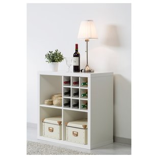 IKEA KALLAX (ИКЕА КАЛЛАКС), Вкладыш для бутылки, белый, 33x33 см, 804.012.92 80401292 фото