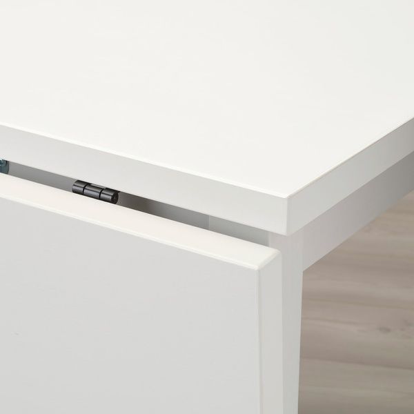 IKEA Стіл та 2 стільці, білий/акація NORDVIKEN / SKOGSTA, 995.714.87 99571487 фото