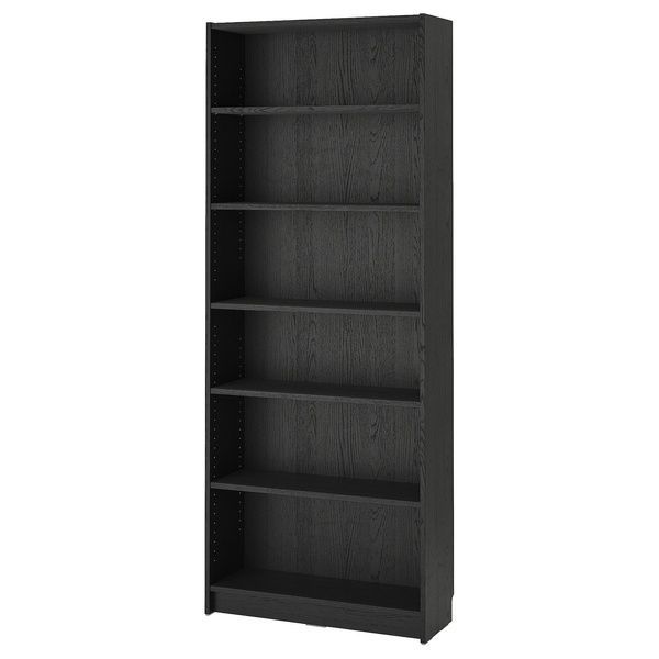 IKEA Книжкова шафа, чорна імітація. дуб BILLY, 404.773.40 40477340 фото