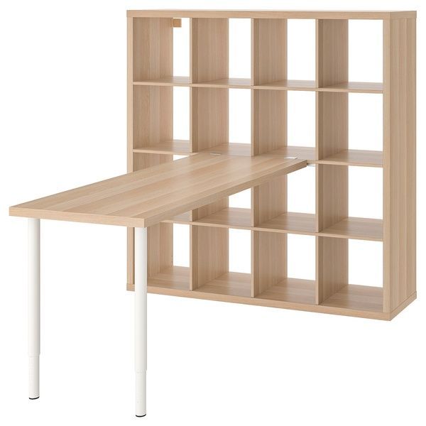 IKEA Письмовий стіл, дуб білий/білий морилка KALLAX / LAGKAPTEN, 994.816.70 99481670 фото