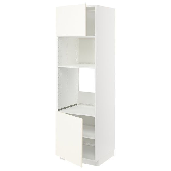 IKEA Sza st Island pie/микро 2др/половинка, белый/Вальстена белый METOD, 895.073.88 89507388 фото