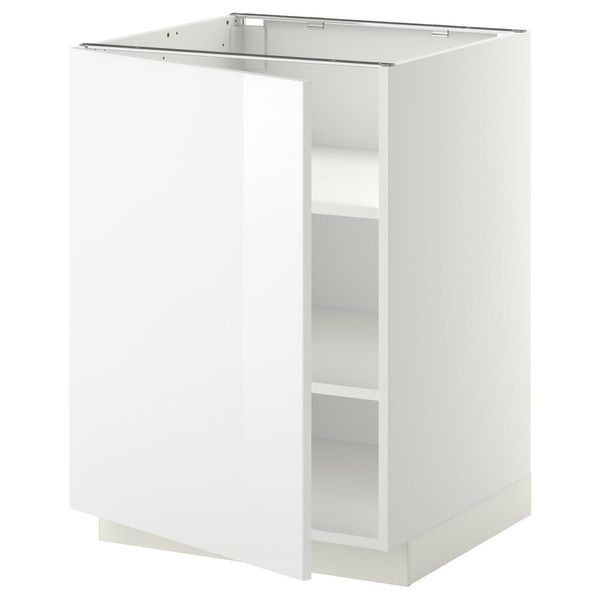 IKEA Напольный шкаф/полки, белый/Рингхульт белый METOD, 594.663.94 59466394 фото