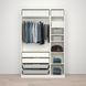 IKEA Гардероб комбінований, білий глянс/дзеркало PAX / FARDAL/&Aring;HEIM, 893.955.74 89395574 фото 1