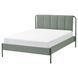 IKEA Каркас кровати с мягкой обивкой, Кулста серо-зеленый/Лурой T&Auml;LL&Aring;SEN, 895.147.51 89514751 фото 1