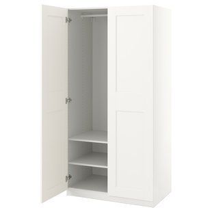 IKEA Шафа, білий/білий PAX / GRIMO, 994.968.55 99496855 фото