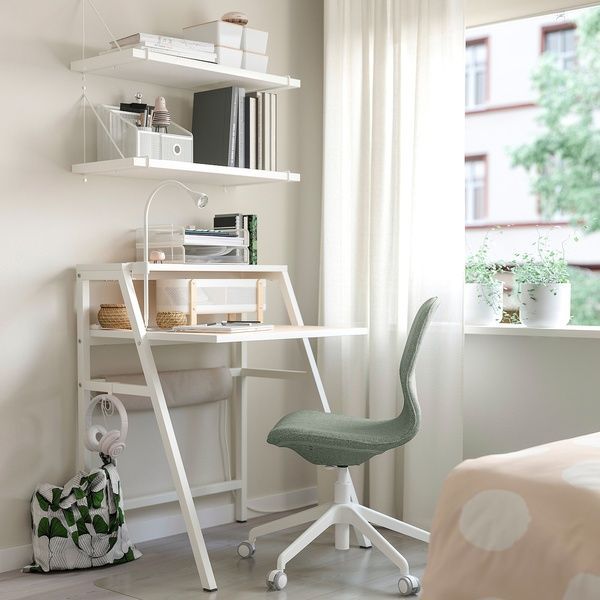 IKEA Письменный стол, белый MITTPLAN, 105.494.28 10549428 фото