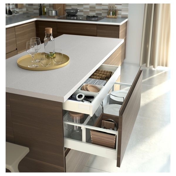IKEA Ящик, низький, з сенсорним відкриванням, білий EXCEPTIONELL, 604.478.18 60447818 фото