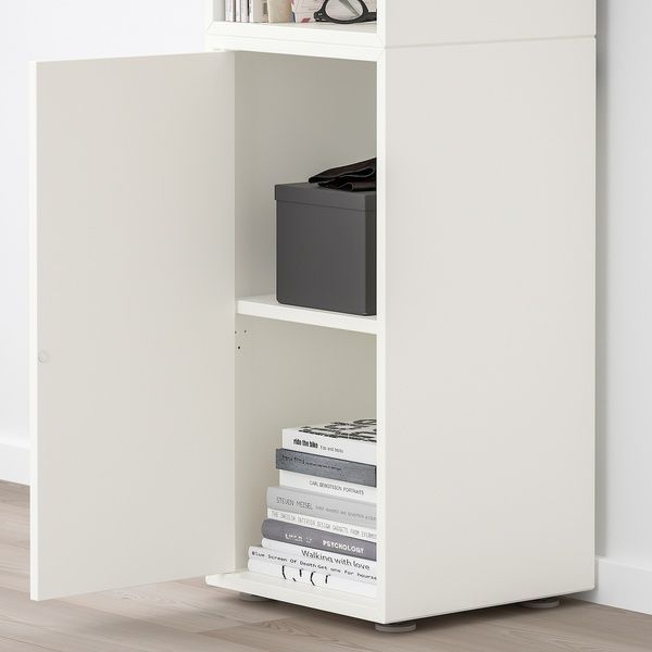 IKEA Шафа комбінована з ніжками, біла EKET, 092.846.50 09284650 фото
