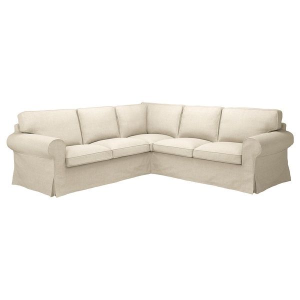 IKEA EKTORP (ІKEA ЭКТОРП), 4-місний кутовий диван Кіланда світло-бежевий, 695.089.92 69508992 фото