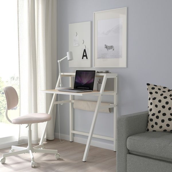 IKEA Письменный стол, белый MITTPLAN, 105.494.28 10549428 фото