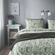 IKEA Підодіяльник і наволочка зелений/білий RODGERSIA, 005.794.25 00579425 фото 3