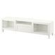 IKEA Подставка под телевизор, белый/Ханвикен/Стуббарп белый прозрачное стекло BEST&Aring;, 693.989.36 69398936 фото 2