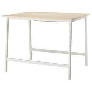 IKEA Конференц-стіл, береза/білий шпон MITTZON, 095.334.52 09533452 фото