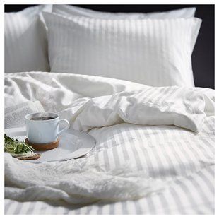 IKEA Підодіяльник і 2 наволочки білого кольору NATTJASMIN, 603.371.60 60337160 фото