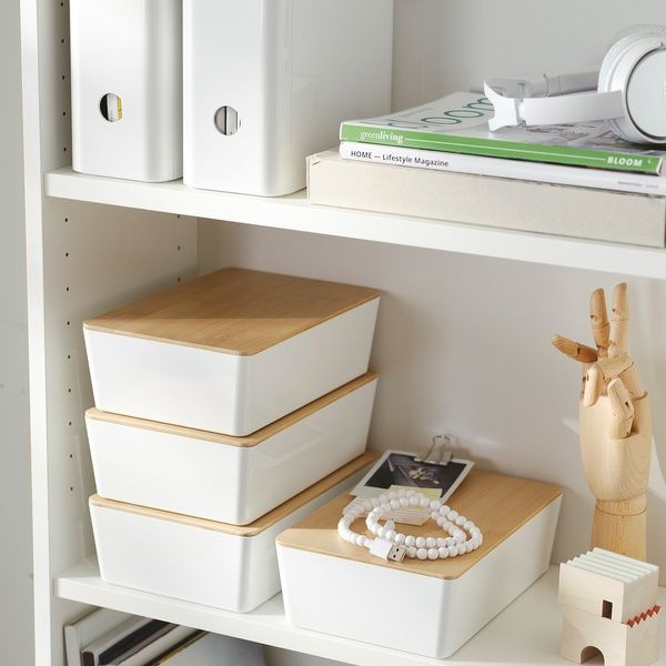 IKEA Контейнер, белый KUGGIS, 705.685.60 70568560 фото