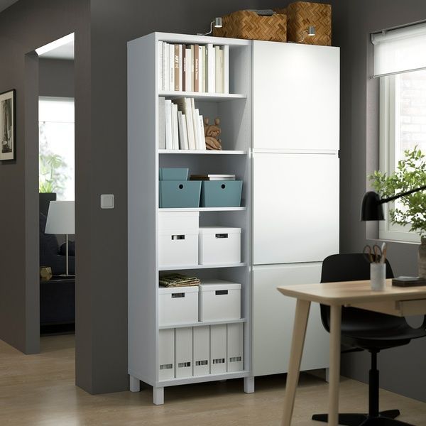 IKEA Комбинация с дверцами белый/Вестервикен белый BEST&Aring;, 294.217.12 29421712 фото
