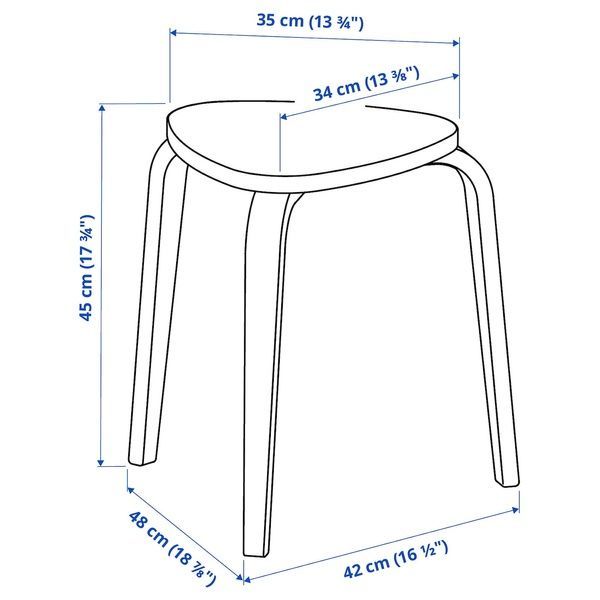 IKEA Стіл та 4 табурета, береза/береза NORDEN / KYRRE, 795.688.91 79568891 фото